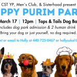 Purim Puppy Party