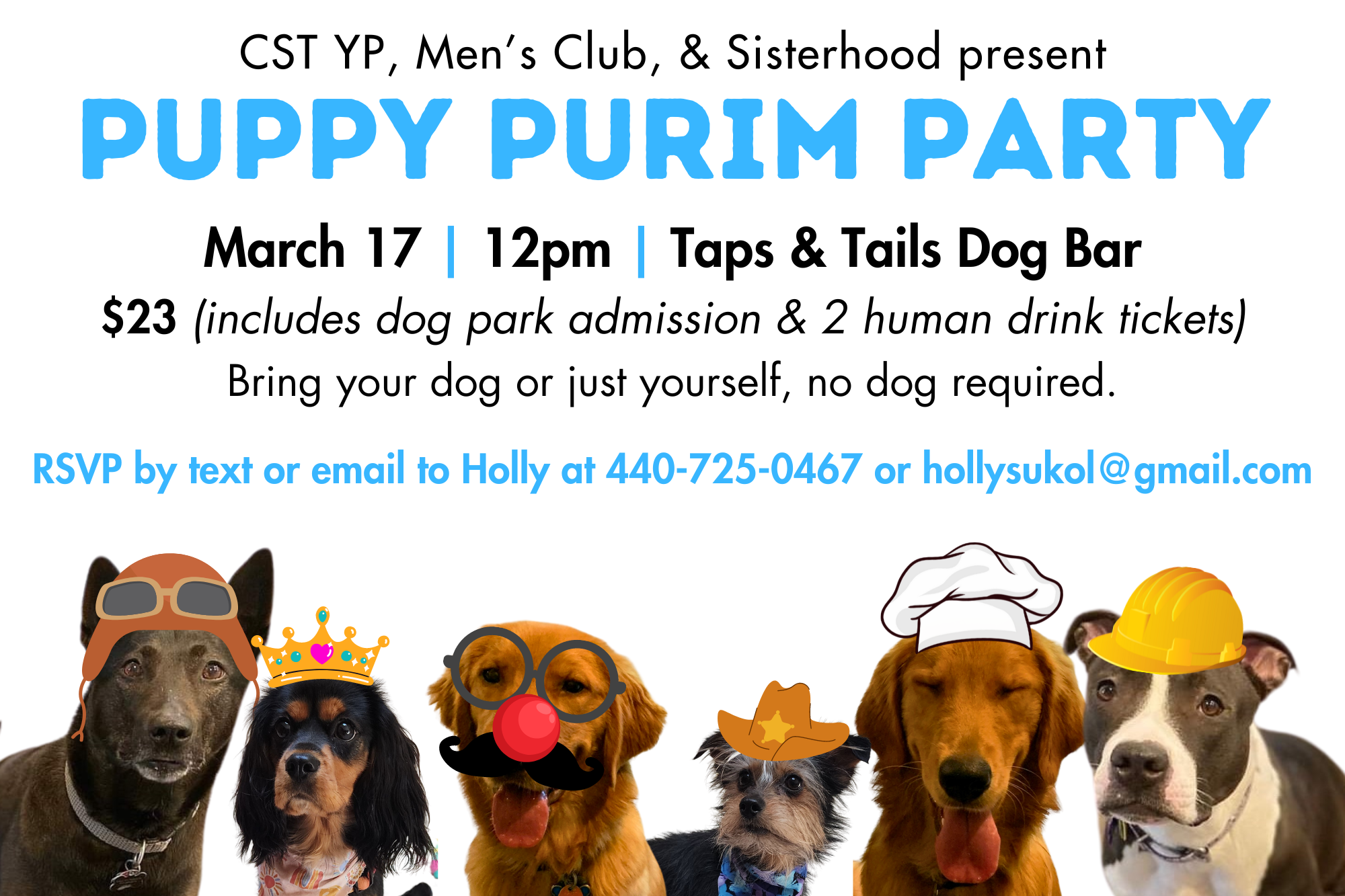 Purim Puppy Party